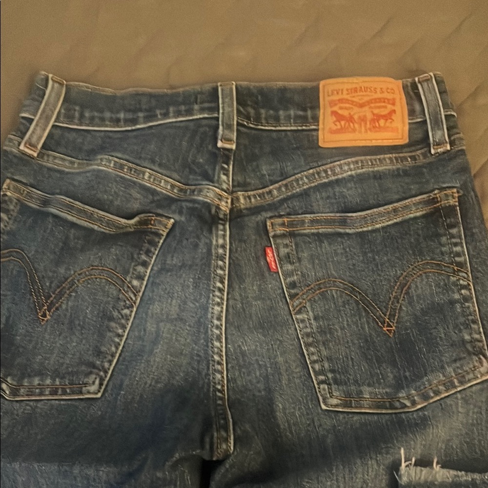 Levi's Blue Straight Leg Jeans Classic Style